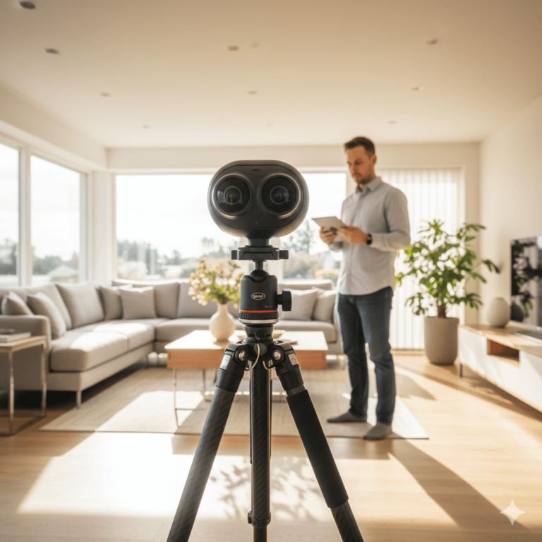 capturing a 360° property tour